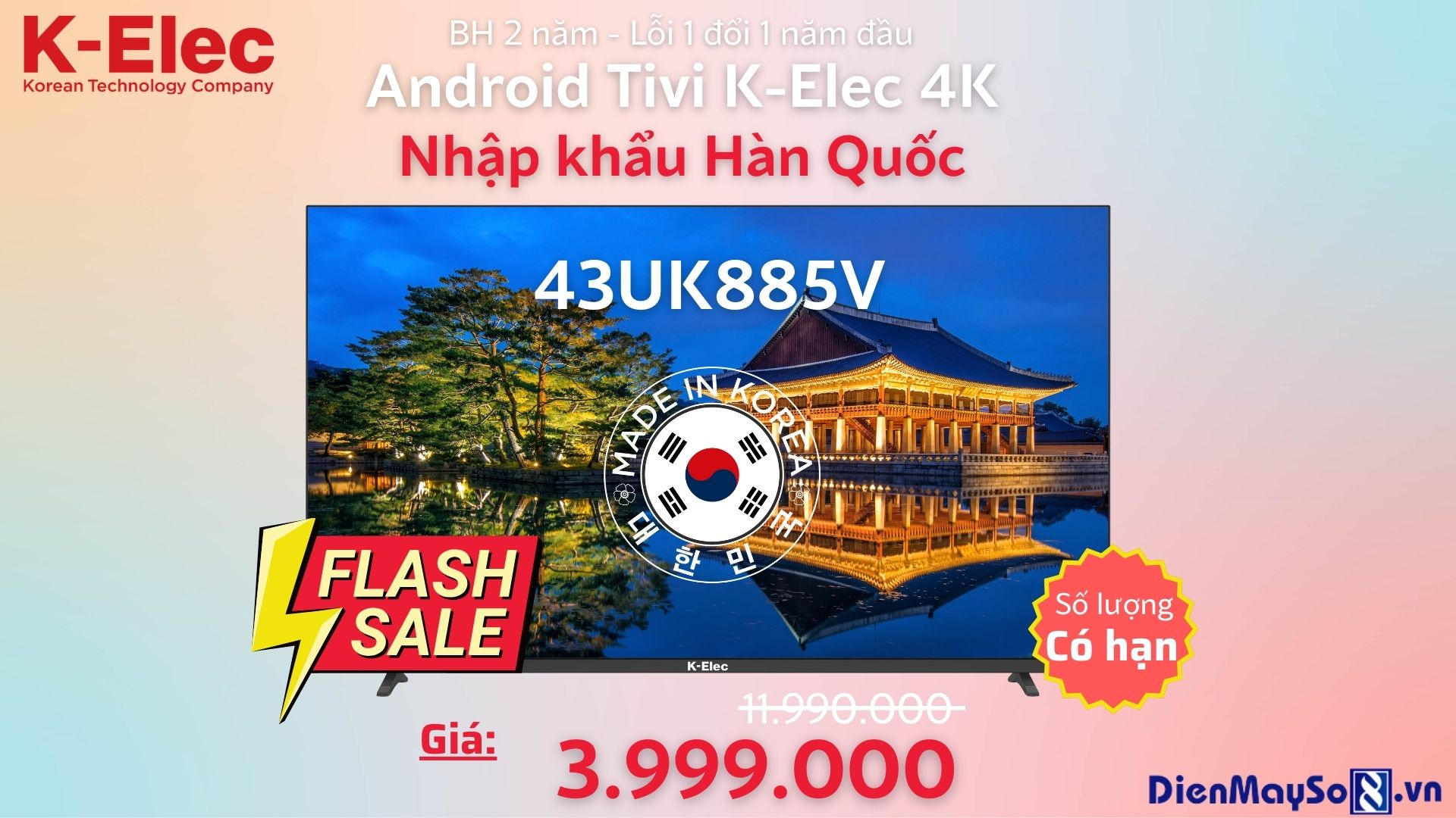 43UK885V Giảm sốc