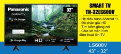 Android Tivi Panasonic 32 Inch TH-32LS600V