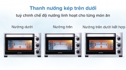 Lò nướng Sharp EO-A323RCSV-ST 32 lít Lò nướng Sharp EO-A323RCSV-ST 32 lít