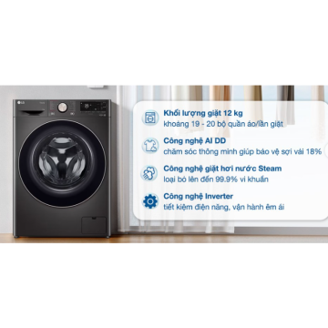 Máy giặt LG AI DD Inverter 12 kg FV1412S3BA