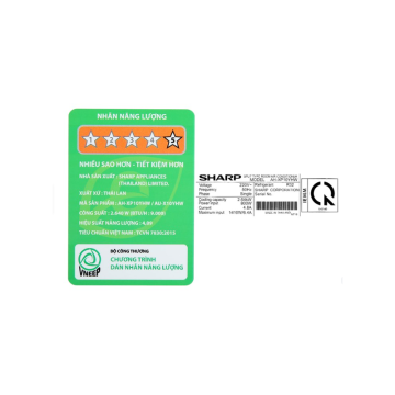 Máy lạnh Sharp Inverter 1 HP AH-XP10YHW