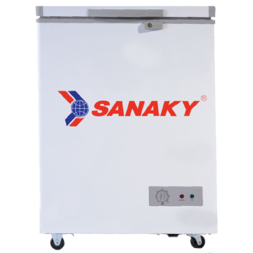 TỦ ĐÔNG MINI SANAKY 100 LÍT TD.VH150HY2 NHÔM (R600A)