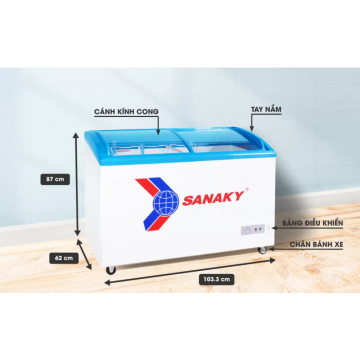 Tủ đông nắp kính Sanaky VH-382K 380 lít