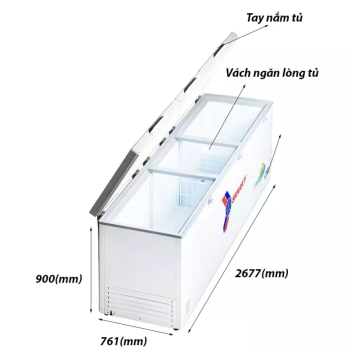 Tủ đông Sanaky VH-1199HYK 1100 lít