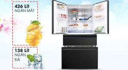 Tủ lạnh Mitsubishi Electric Inverter 564 lítTủ lạnh Mitsubishi Electric Inverter 564 lít MR-LX68EM-GBK-V