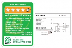 Tủ lạnh Sharp Inverter 197 lít SJ-X215V-SL