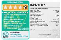 Tủ lạnh Sharp Inverter 401 lít Multi Door SJ-FXP480VG-BK Tủ lạnh Sharp Inverter 401 lít Multi Door SJ-FXP480VG-BK