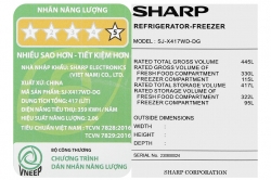 Tủ lạnh Sharp Inverter 417 lít SJ-W417WD-DG
