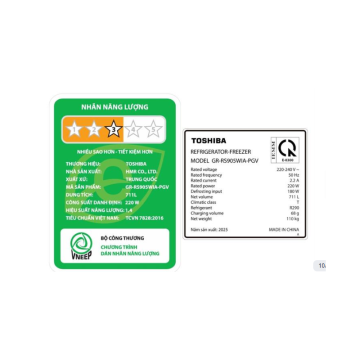 Tủ lạnh Toshiba Inverter 711 lít Side By Side GR-RS905WIA-PGV(22)-XK