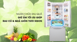 ủ lạnh Hitachi Inverter 382 lít R-WB475PGV2 GS