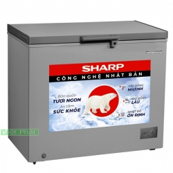 Tủ đông Sharp FJ-C251V-SL 251 lít 1 ngăn đông